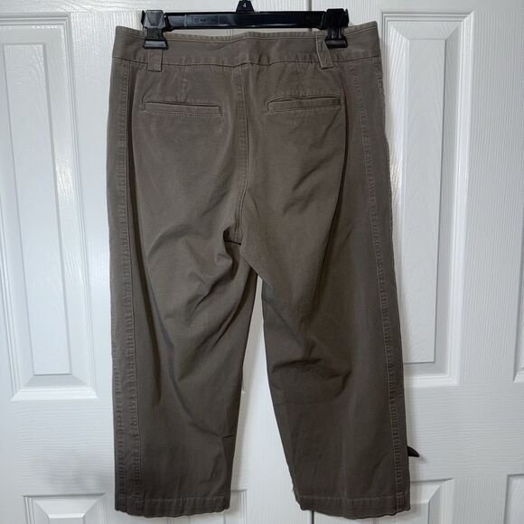 Coldwater Creek Natural Fit Women's Capri Pants Brown Size 6 - Picture 2 of 6
